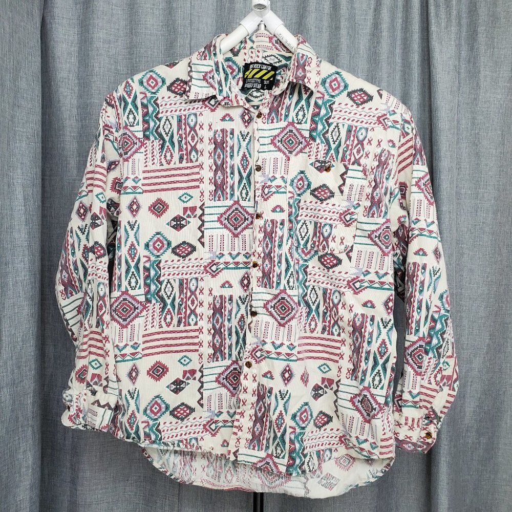 Big Rock Canyon Authentic Rugged Wear Men's Long Sleeve Size Large